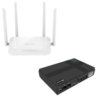 Комплект ДБЖ VIA Energy Mini UPS + бездротовий маршрутизатор Ruijie RG-EW1200