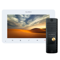 Комплект відеодомофона Slinex SM-07MHD White + ML-16HD Black