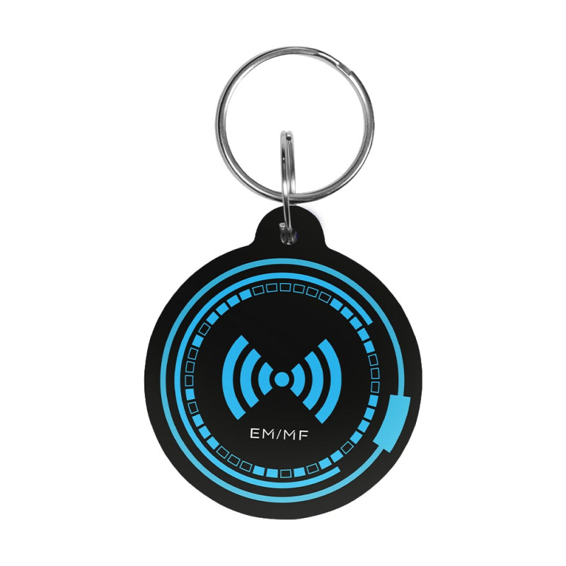 Ключ-брелок EM-Marine+Mifare Trinix Proximity-key EM+MF epoxy круглий d=35 мм блакитний