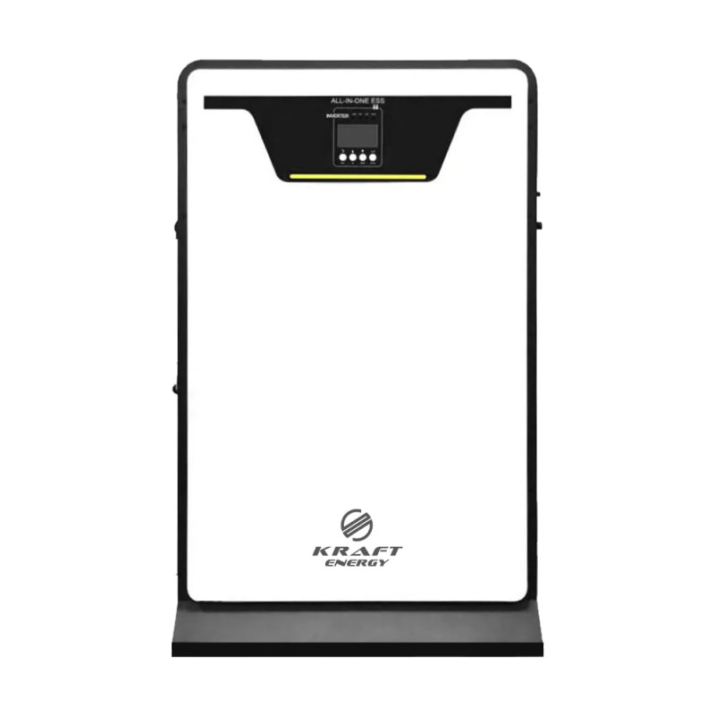 Гібридний інвертор 5kW Kraft KRF-HISA-5KW/10kwh-80A з вбудованою акумуляторною батареєю LiFePO4