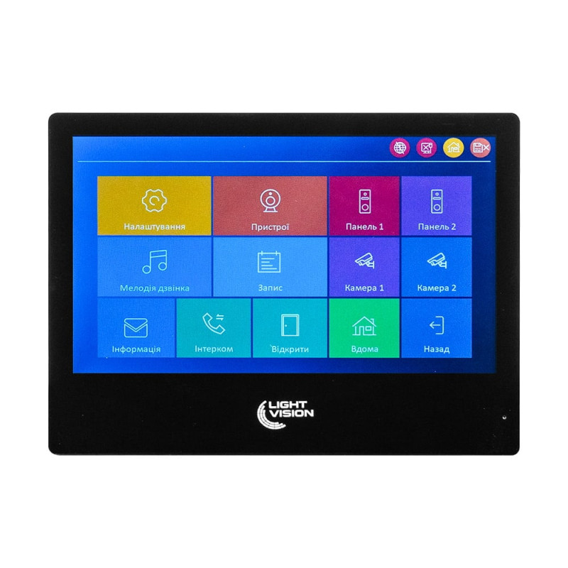 Відеодомофон 10" WiFi Tuya Light Vision SINGAPORE (AI) FHD Black