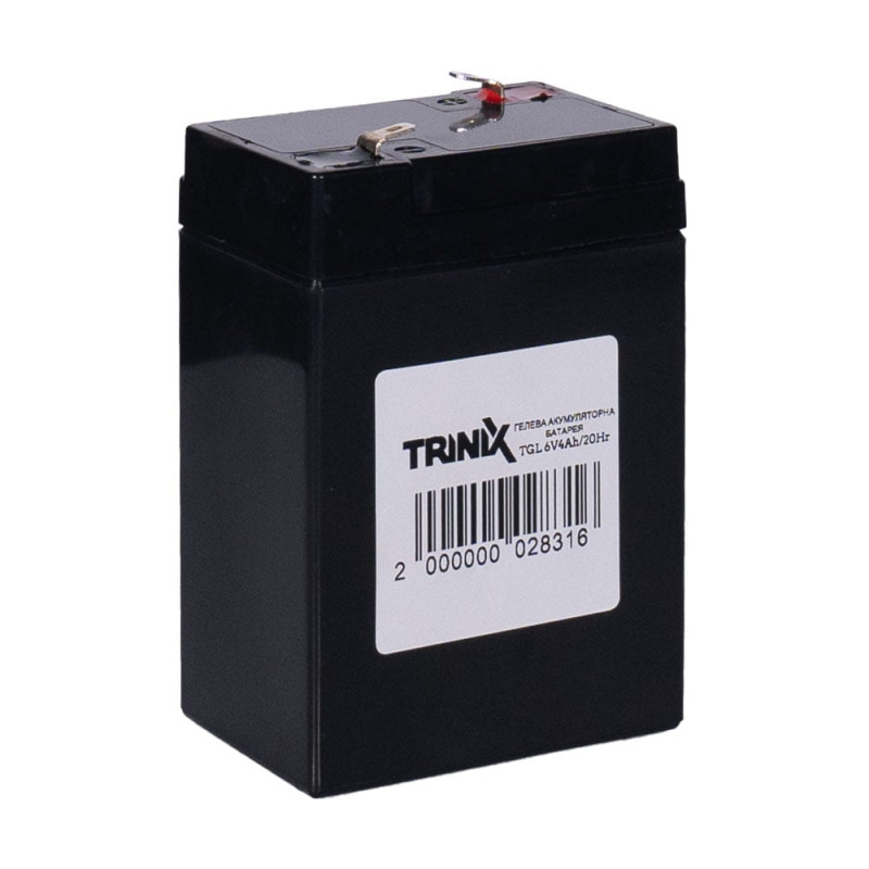 Акумуляторна батарея гелева 6В 4Аг Trinix TGL6V4Ah/20Hr GEL