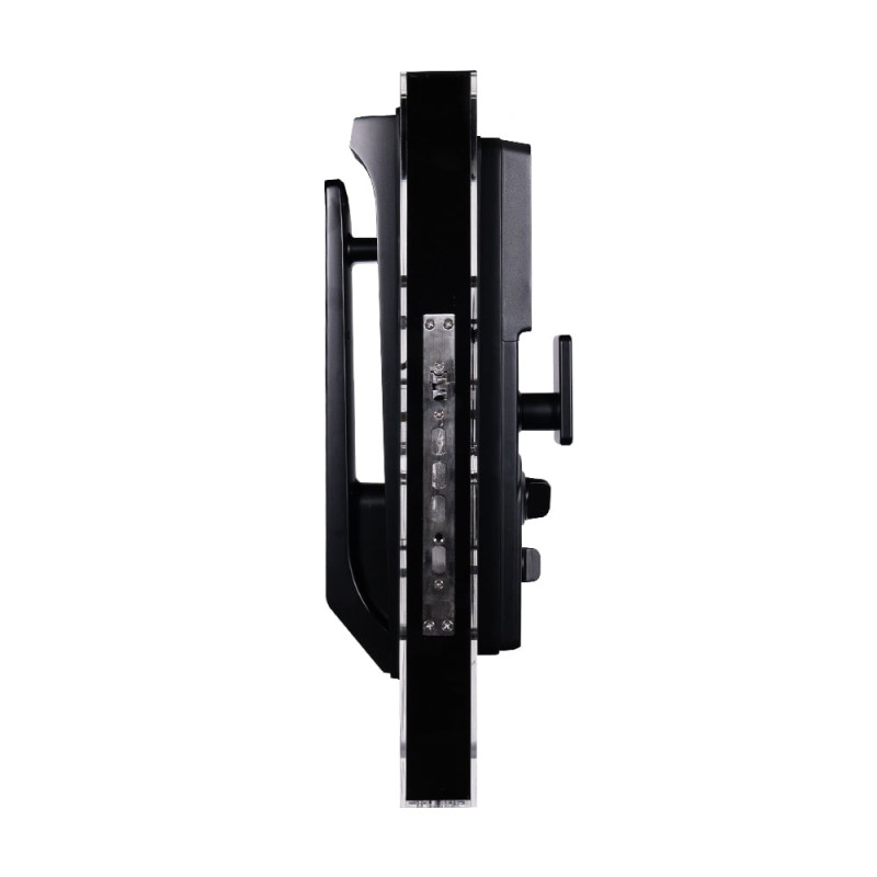 Замок біометричний автономний Trinix TRL-8801BTV Black з Bluetooth, розпізнаванням облич, зчитувачем відбитків пальців і карт Mifare