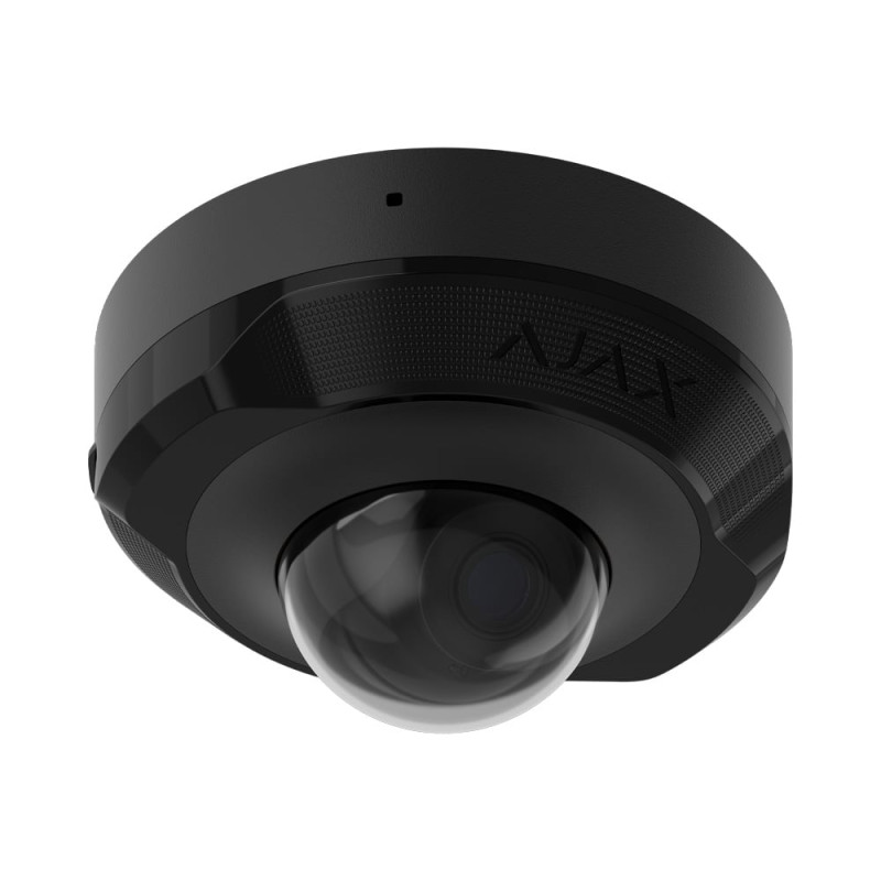 IP-відеокамера 8Mp Ajax DomeCam Mini (8 Mp/4 mm) (8EU) ASP Black f=4mm з мікрофоном