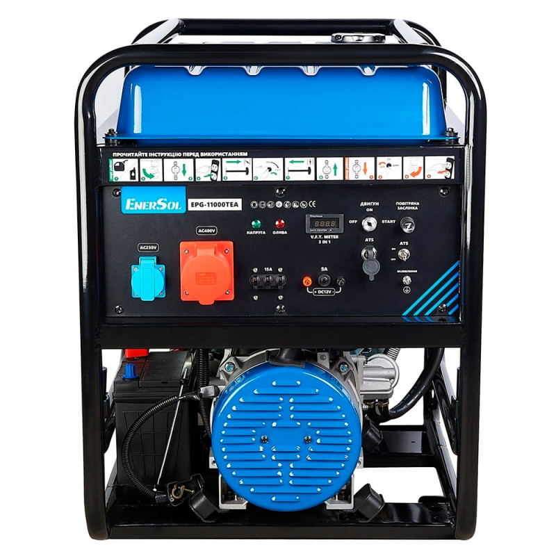 Генератор бензиновий 10 кВт EnerSol EPG-11000TEA