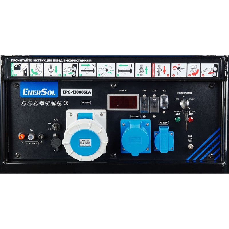 Генератор бензиновий 12 кВт EnerSol EPG-13000SEA
