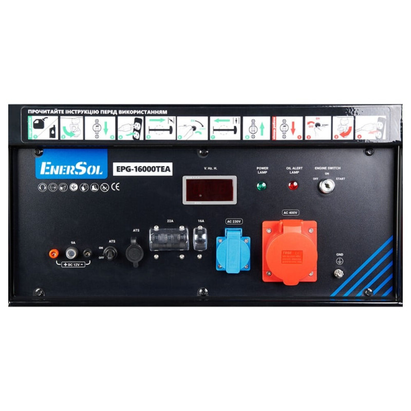 Генератор бензиновий 15 кВт EnerSol EPG-16000TEA