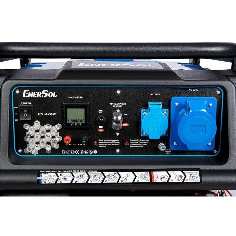 Генератор бензиновий 5 кВт EnerSol EPG-5500SEH з двигуном Honda GX390