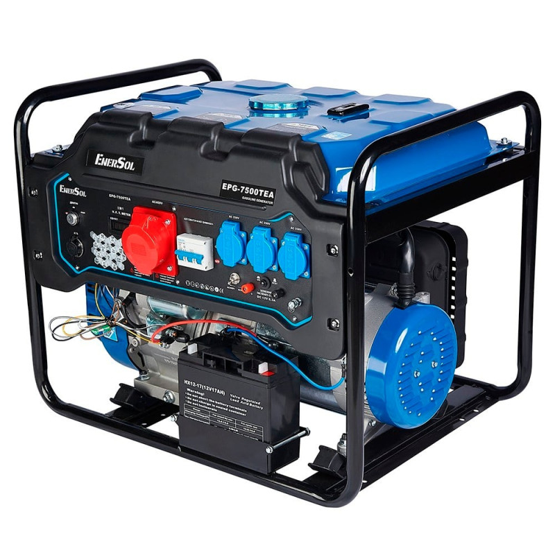 Генератор бензиновий 7 кВт EnerSol EPG-7500TEA