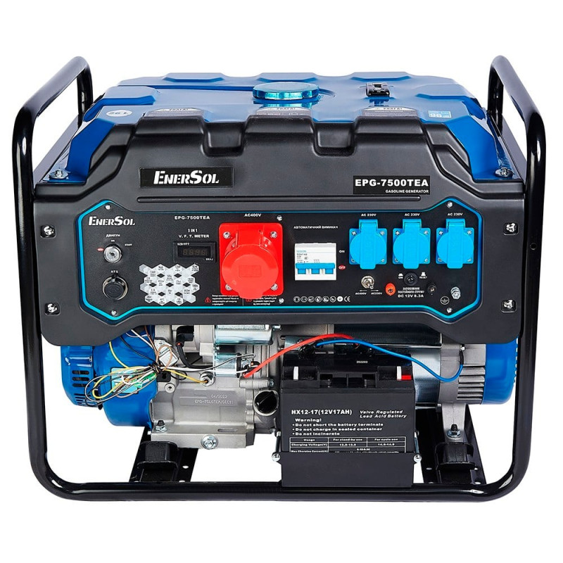 Генератор бензиновий 7 кВт EnerSol EPG-7500TEA