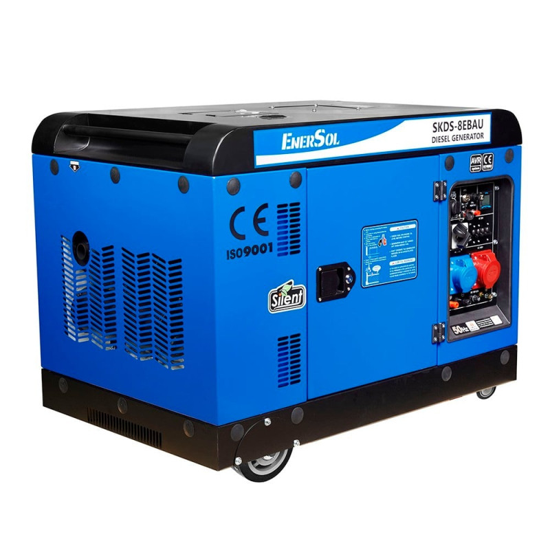 Генератор дизельний 7.5 кВт EnerSol SKD-8EBAU