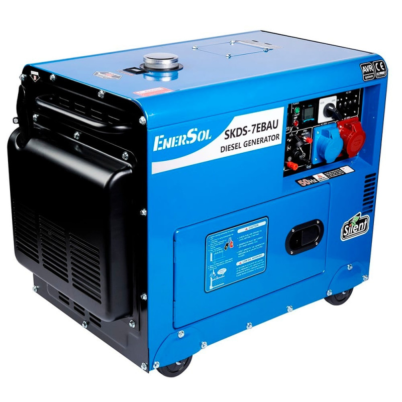 Генератор дизельний 6 кВт EnerSol SKD-7EBAU
