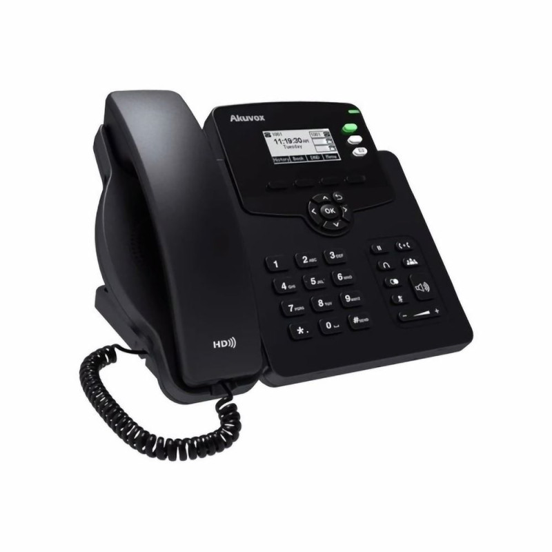 SIP-телефон Akuvox SP-R55G на 3 SIP акаунти