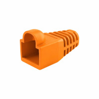 Чохол ізолюючий для роз'єму RJ-45 Cat.5/Cat.6, ПВХ помаранчевий, 100 шт.