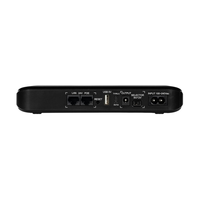 Джерело безперебійного живлення Mini UPS SKE POE-830P-LFP 20000mAh 5V/9V/12V/24V/PoE, LiFePo4 4*5Ah, для роутера та оптичного терміналу