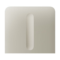 Кнопка Ajax SideButton (Dimmer) vertical ivory/слонова кістка для LightSwitch Dimmer Jeweller