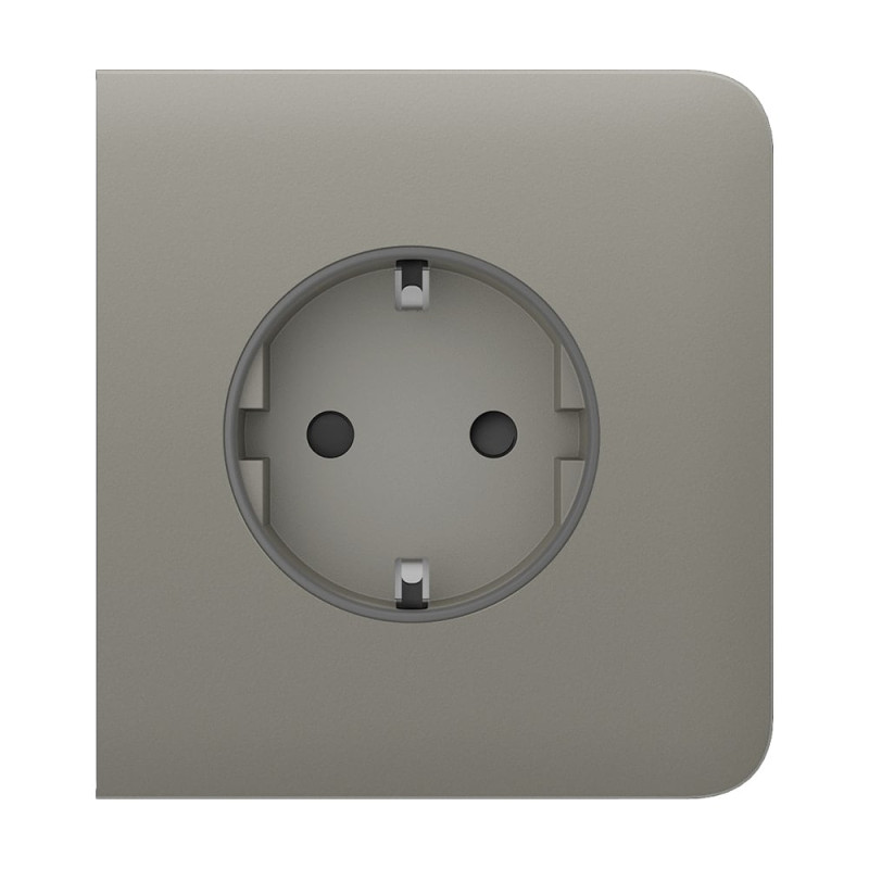Фронтальна панель Ajax SideCover (basic) [type F] olive/оливкова для розетки Outlet (type F)