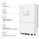 Гібридний трифазний інвертор 50kW Solis S6-EH3P50K-H 150-800V WiFi HV-battery 4 MPPT