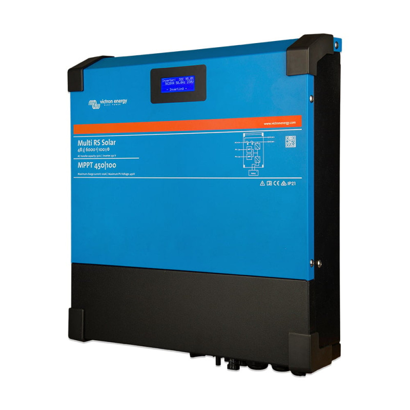 Гібридний однофазний інвертор 4.8kW Victron Energy Multi RS Solar 48/6000/100-450/80