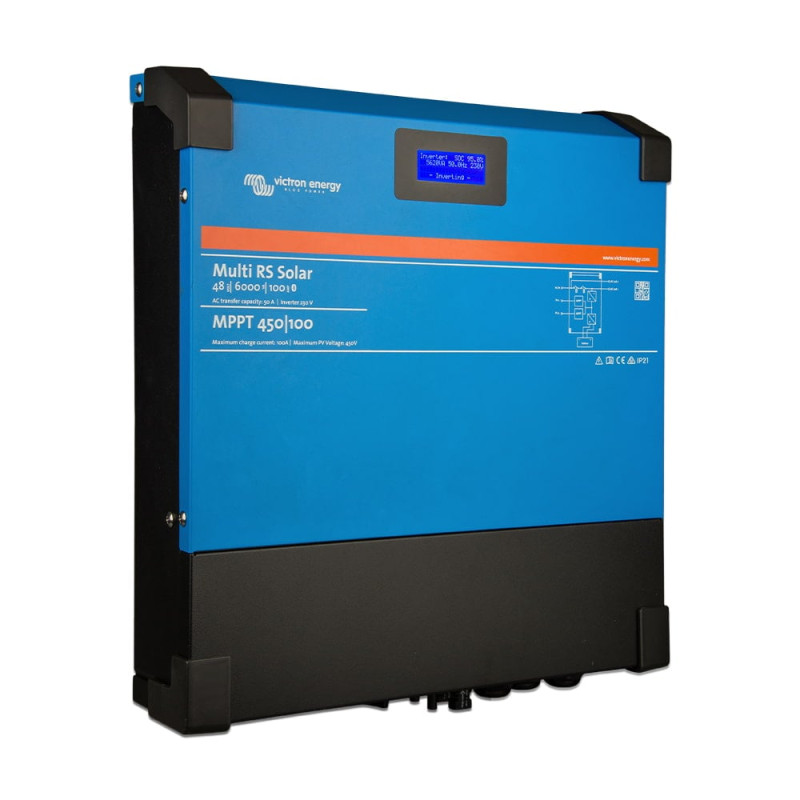 Гібридний однофазний інвертор 4.8kW Victron Energy Multi RS Solar 48/6000/100-450/80