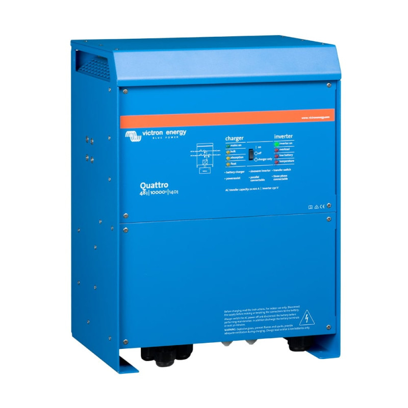 Інвертор 10kVA/8kW Victron Energy Quattro 48/10000/140-100/100