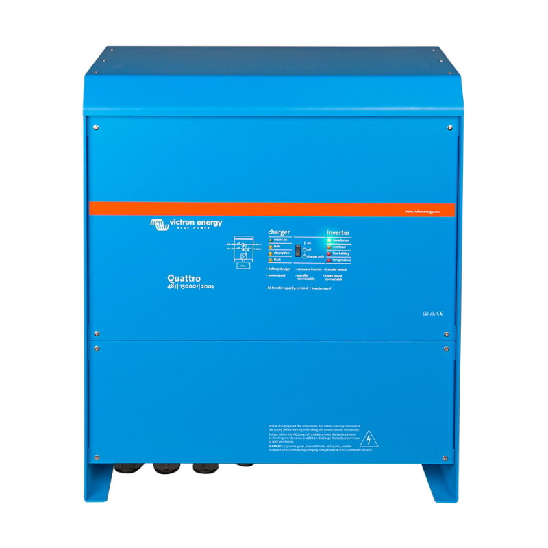 Інвертор 15kVA/12kW Victron Energy Quattro 48/15000/200-100/100