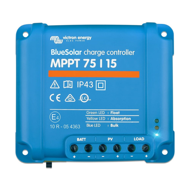 MPPT-контролер заряду сонячних панелей Victron Energy BlueSolar MPPT 75/15 (12/24-15A)
