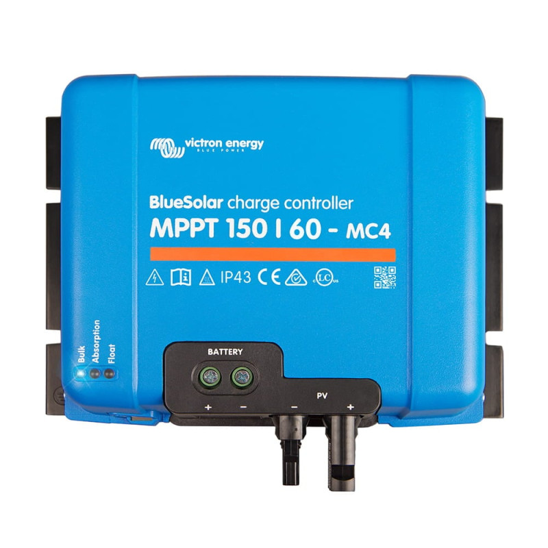 MPPT-контролер заряду сонячних панелей Victron Energy BlueSolar MPPT 150/60-MC4 (12/24/48-60A)