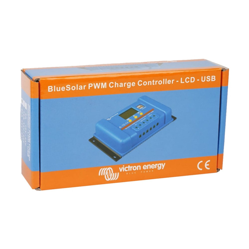 PWM-контролер заряду сонячних панелей Victron Energy BlueSolar PWM-LCD&USB 12/24V-20A