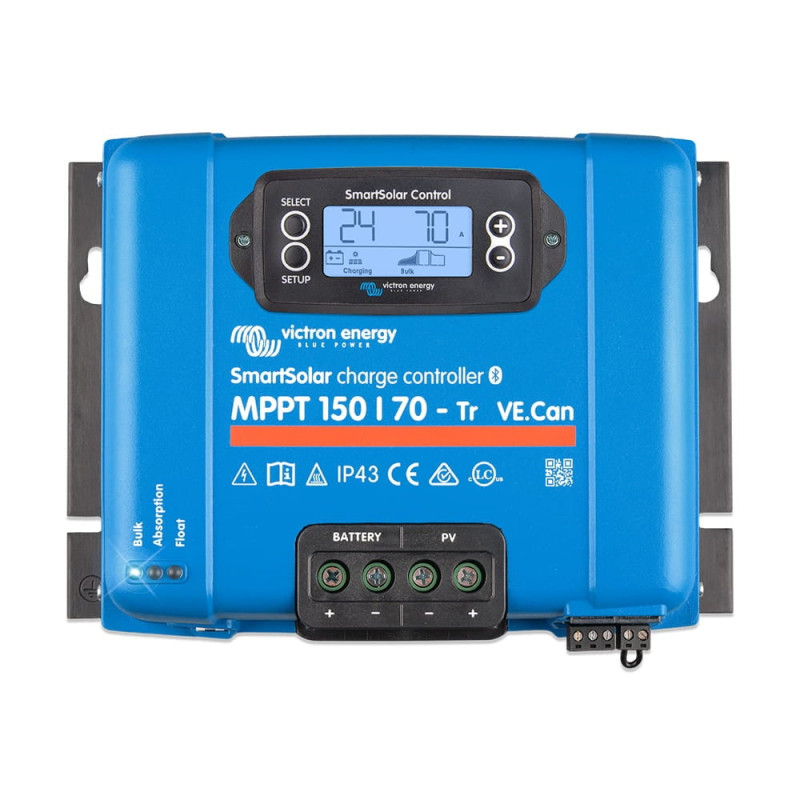 MPPT-контролер заряду сонячних панелей Victron Energy SmartSolar MPPT 150/70-Tr VE.Can