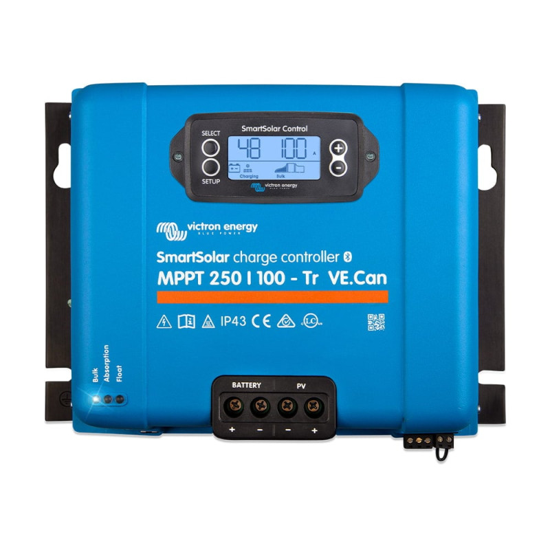 MPPT-контролер заряду сонячних панелей Victron Energy SmartSolar MPPT 250/100-TR VE.Can