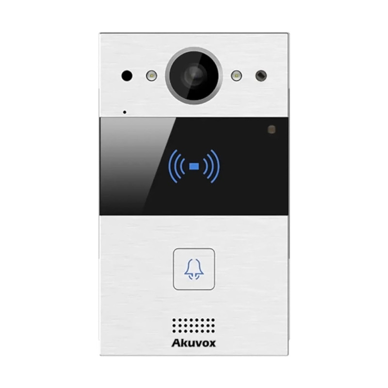 IP-відеопанель 2Mp Akuvox R20A-2 SIP зі зчитувачем EM-Marine / Mifare / NFC, 2-дротове підключення