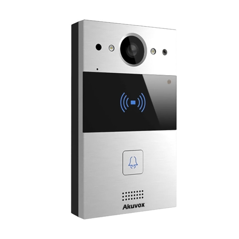 IP-відеопанель 2Mp Akuvox R20A-2 SIP зі зчитувачем EM-Marine / Mifare / NFC, 2-дротове підключення