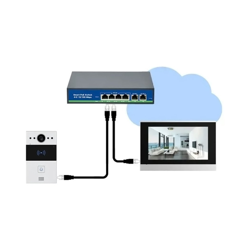 IP-відеопанель 2Mp Akuvox R20A-2 SIP зі зчитувачем EM-Marine / Mifare / NFC, 2-дротове підключення