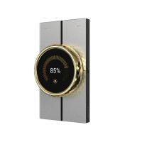 Центральна панель керування розумним будинком 2.1" Akubela HyPanel LUX RT61-PoE-EU Gold з PoE