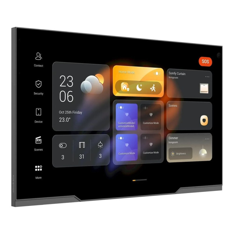 Центральна панель керування розумним будинком 12.35" Akubela HyPanel PHX1-ST з камерою 5Mp