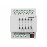 Модуль керування шторами на 4 канали, KNX Akubela KXAC-B1C4