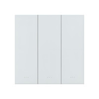 Розумний вимикач світла на 3 канали ZigBee Akubela SM-3G White