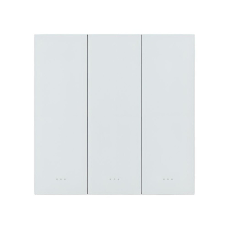 Розумний вимикач світла на 3 канали ZigBee Akubela SM-3G White
