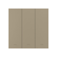 Розумний вимикач світла на 3 канали ZigBee Akubela SM-3G Gold