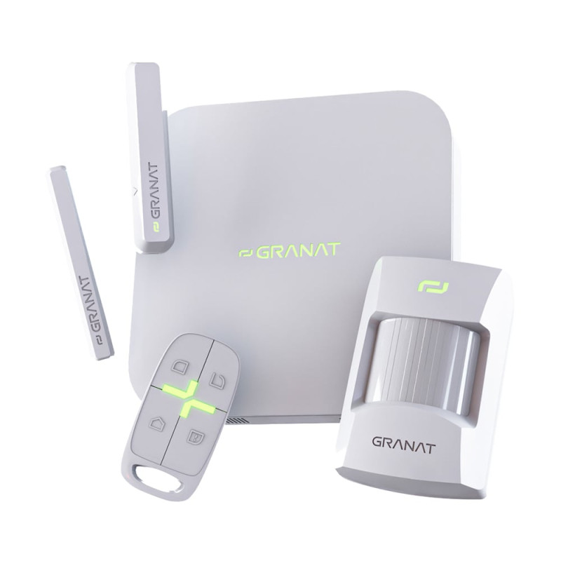 Комплект бездротової сигналізації Granat GT StarterKit з 4G та WiFi