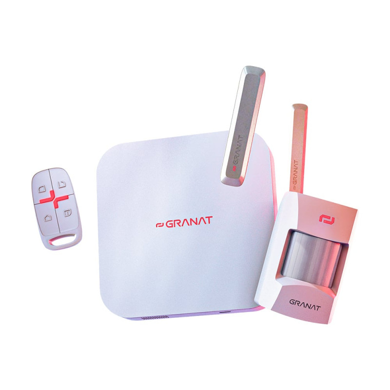 Комплект бездротової сигналізації Granat GT StarterKit з 4G та WiFi