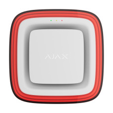 Бездротовий адресний пожежний оповіщувач світлозвуковий Ajax EN54 FireProtect (Sounder/VAD) Jeweller White
