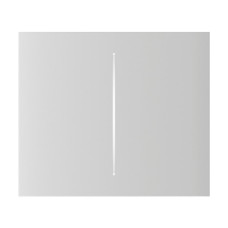Кнопка Ajax CenterButton (2-gang) vertical white/біла для Ajax LightSwitch vertical