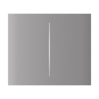 Кнопка Ajax CenterButton (2-gang) vertical fog/димна для Ajax LightSwitch vertical