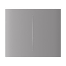 Кнопка Ajax CenterButton (2-gang) vertical fog/димна для Ajax LightSwitch vertical