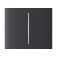 Кнопка Ajax CenterButton (2-gang) vertical graphite/графіт для Ajax LightSwitch vertical