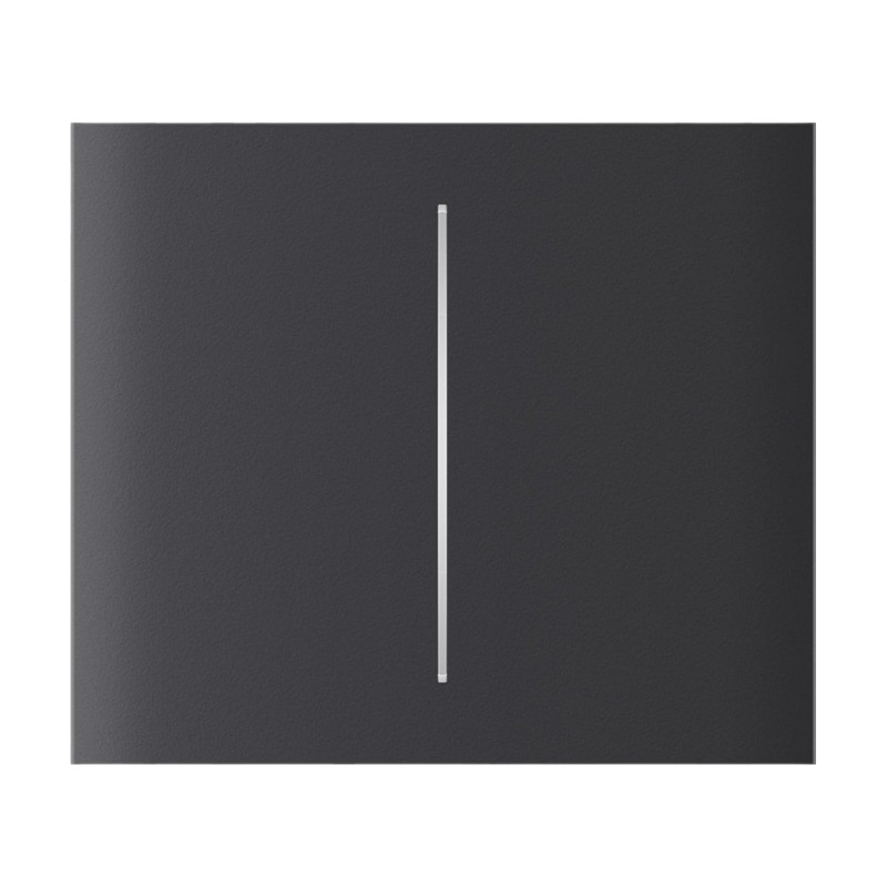 Кнопка Ajax CenterButton (2-gang) vertical graphite/графіт для Ajax LightSwitch vertical