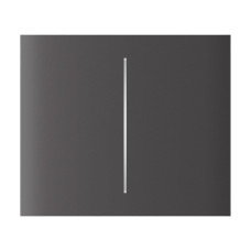 Кнопка Ajax CenterButton (2-gang) vertical grey/сіра для Ajax LightSwitch vertical