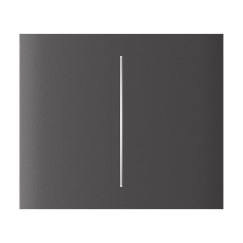 Кнопка Ajax CenterButton (2-gang) vertical grey/сіра для Ajax LightSwitch vertical